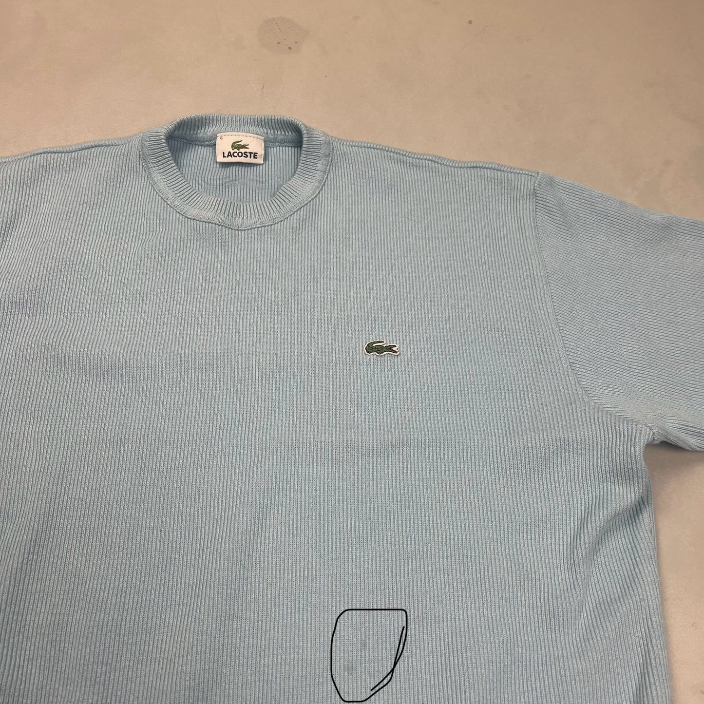 Lacoste Sweater Babyblau(M)